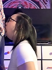 Busty korean MILF is exposing her sexy curves on photo