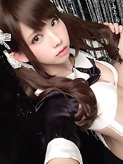 Enchanting asian dame is cheating her boyfriend